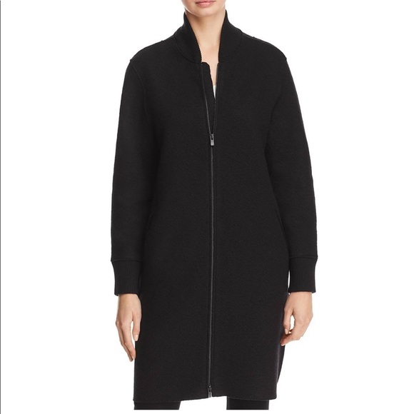Eileen Fisher Jackets & Blazers - Eileen Fisher Winter Long Wool Coat Black xxs